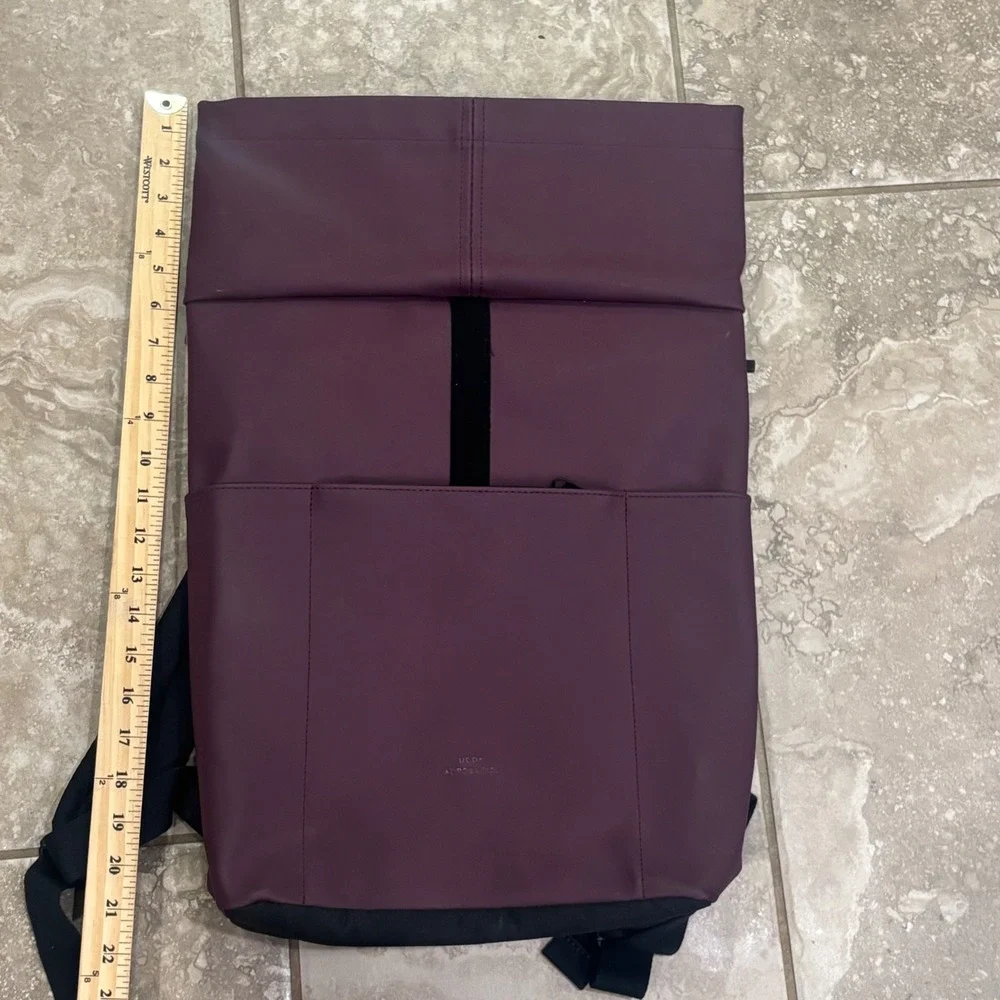 Ucon Acrobatics Hajo Medium Backpack Maroon Burgundy Roll Top Laptop Bag Unisex